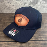 Arcadia Rodeo Richardson 112 Leather Patch Hat - Navy