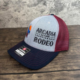 Arcadia Rodeo Richardson 112 Embroidered Hat - Navy/Hthr Grey/Maroon