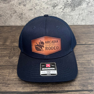 Arcadia Rodeo Richardson 112 Leather Patch Youth Hat - Navy