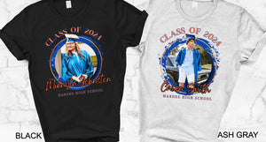 2024 Hardee Senior High Graduate Custom Shirt With Picture