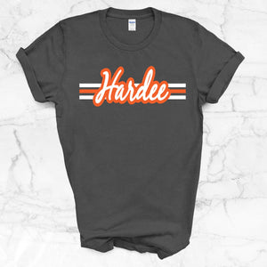 Hardee Retro Stripes Shirt (Charcoal)