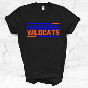 Hardee Wildcats 2 Toned Shirt (Black)