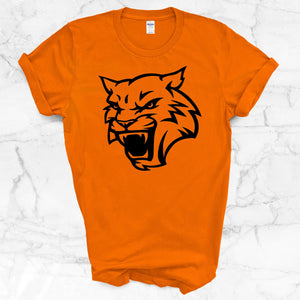 Wildcats Face Shirt (Orange)