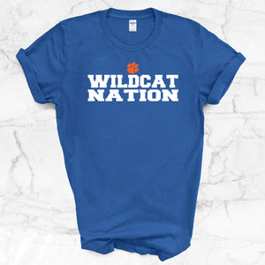 Wildcat Nation Paw Shirt (Royal)