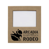 Arcadia Rodeo Leatherette Engraved Frame