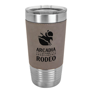 Arcadia Rodeo Leatherette 20oz Tumbler